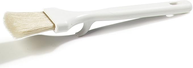 SPARTA 4037800 Meteor Boarhair Pastry Brush, Basting Brush With Built-In Projecting Hook, 2 Inches, Brown