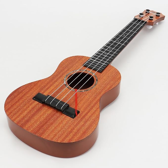 Raimy Kids Ukulele Guitar - 21inch 4 Strings Guitar Children Musical Instruments Educational Toys with Picks for Toddler Kids Boys Girls Beginner (Orange)