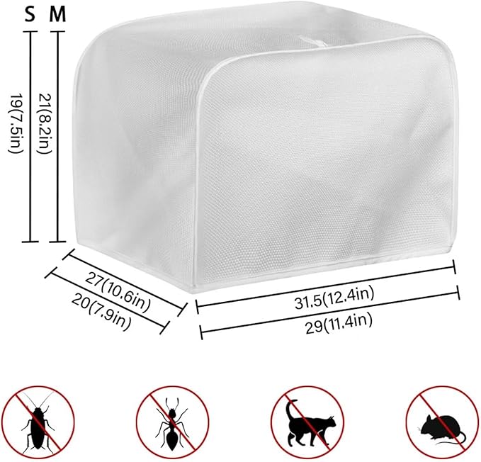 Chicken Toaster and Blender Cover Set Flower Washable Kitchen Small Appliance Cover Dust and Fingerprint Protection