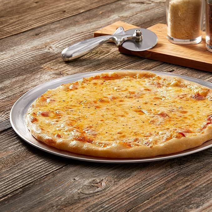 American Metalcraft TP9 TP Series 18-Gauge Aluminum Pizza Pan, Standard Weight, Wide Rim, 9-Inch,Silver