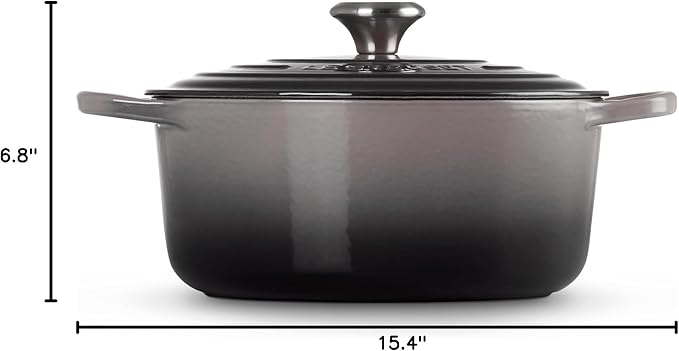 Le Creuset Enameled Cast Iron Signature Round Dutch Oven, 9 qt., Oyster