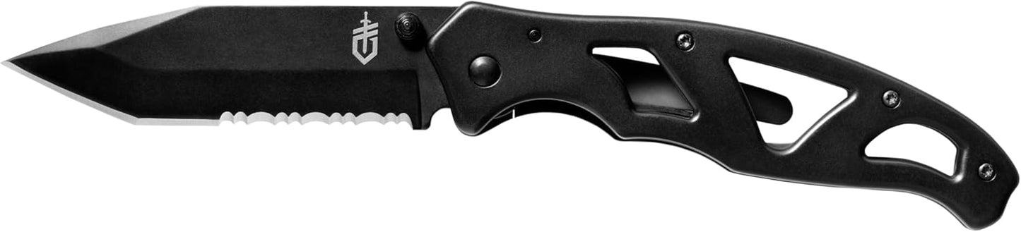 Gerber Gear Paraframe EDC Folding Pocket Knife with Safety Lock for Everyday Carry, Gifts for Men