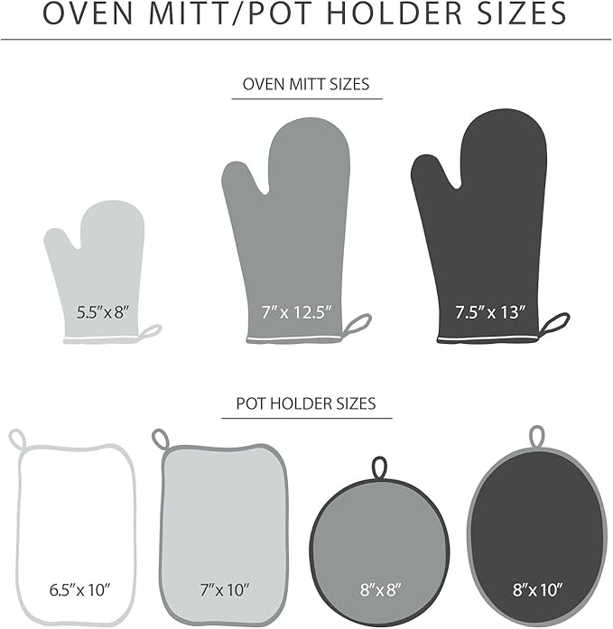 KITCHENAID Ribbed Soft Silicone Oven Mitt 2-Pack Set, 7.5"x13", Smoked Paprika