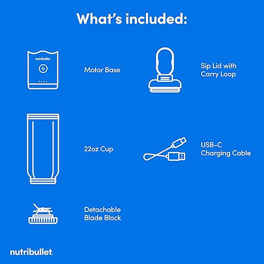 nutribullet Flex Portable Blender NBPB50200, Gunmetal Gray