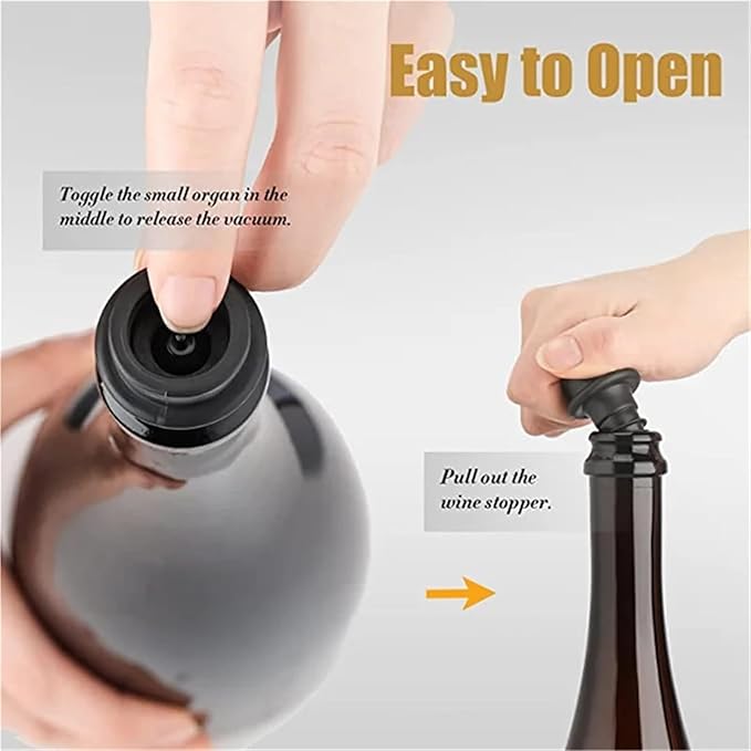 Wine Stopper 50 PCS Wine Stoppers For Saver Vacuum Pump Preserver Grade Rubber Stopper
