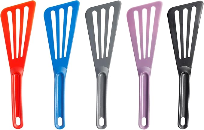 Matfer Bourgeat Exoglass® High Temperature Pelton Spatula, Purple