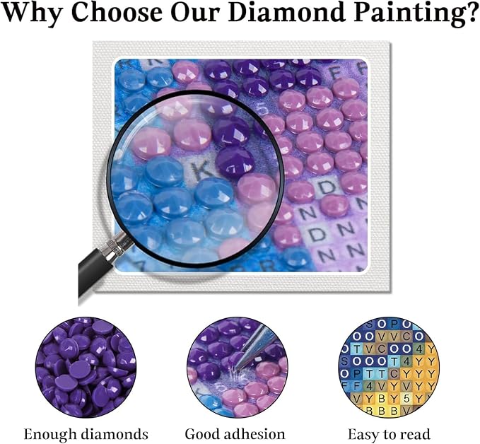 JAKI Diamond Art Painting Kits for Adults,5D DIY Castle Diamond Art for Adults,Full Drill Diamond Art Kits for Gift Home Wall Decor(12x16inch)