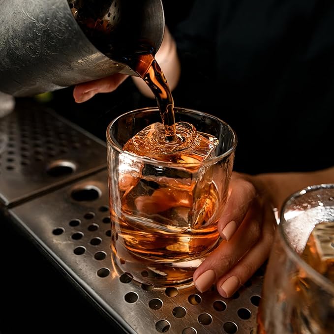 Samuelworld Premium Ice Tray Combo (16 Ice Cubes/6 Ice Ball), Large Ice Sphere Maker & New Upgraded Ice Cube Trays, Food Grade, Spill-Free Integrated Funnels, Whiskey Bourbon Cocktails, Grey