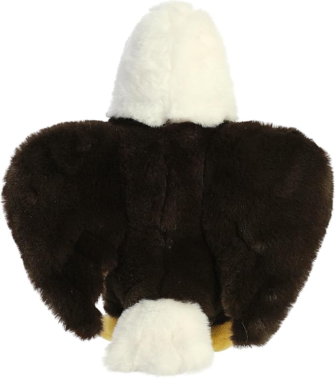Aurora® Responsibly Made Eco Nation™ Eagle Stuffed Animal - Ideal for Playtime Adventures - Perfect for Birthdays or Just Because - Brown 9.5 Inches