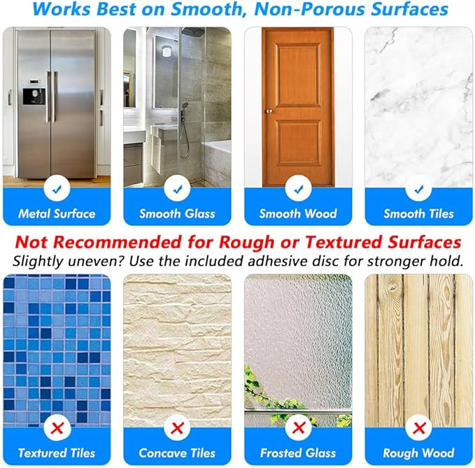 BOPai Extendable Suction Cup Towel Bar 17-28.5", Removeable Shower Door Mat Rod, Chrome