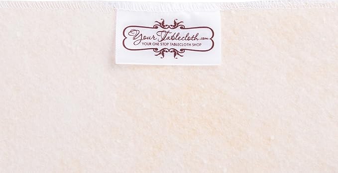 Yourtablecloth Heavy Duty Vinyl Rectangle or Square Tablecloth – 6 Gauge Heavy Duty Tablecloth – Flannel Backed – Wipeable Tablecloth with Vivid Colors & Many Sizes 52 x 90 Rust Print