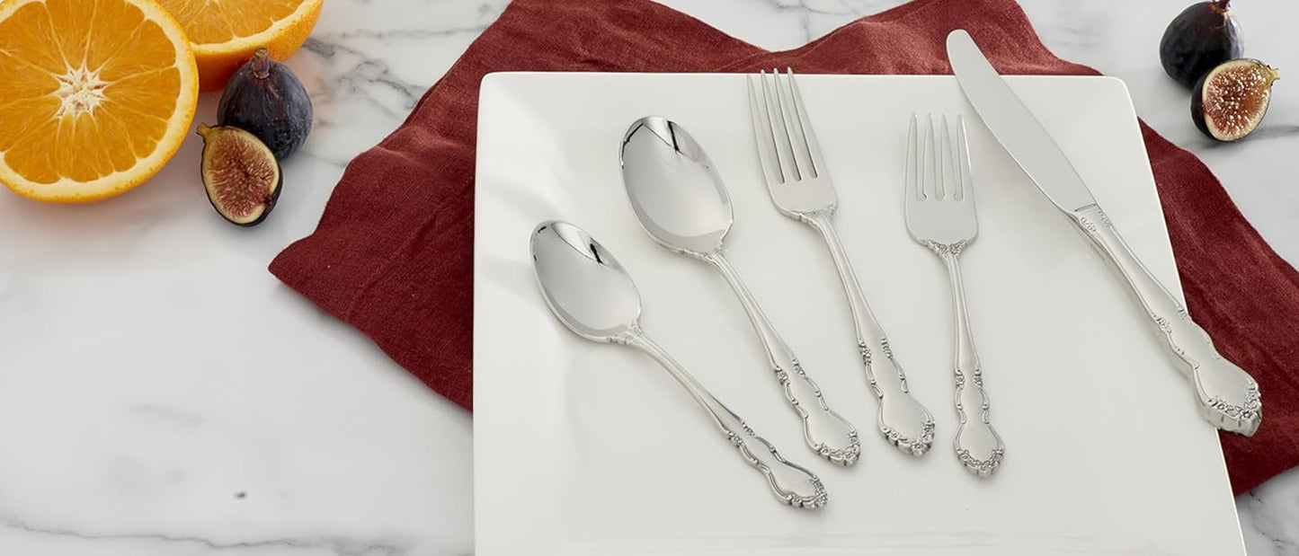 Oneida 2766004C Dover Fine Flatware Dinner Spoons, Set Of 4