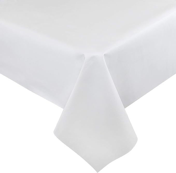Quality Table Pad Protector, Superior Protection from Spills, Scratches & Heat - Reusable Vinyl Table Cloth with Cushion Flannel Backing (108" L x 54" W)