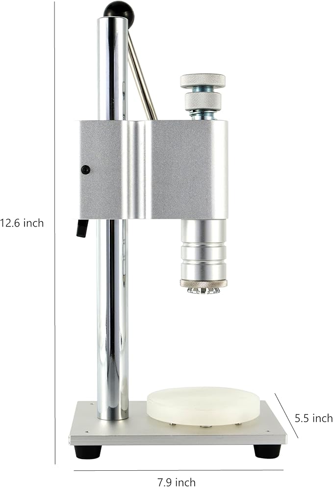 Yoolenatu Manual desktop perfume bottle crimping and capping tool machine, perfume bottle crimper,perfume bottle sealing machine (20 mm)
