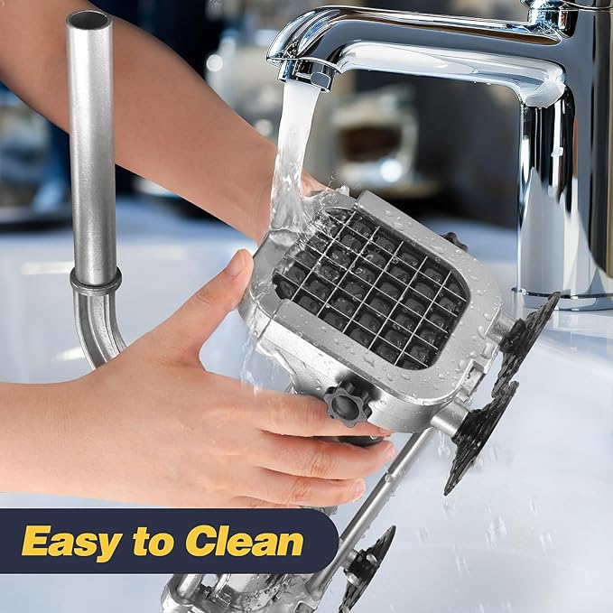 French Fry Cutter, Ruooson Professional Potato Cutter Slicer with 1/2 In Stainless Steel Blades, Great for Whole Potatoes Carrots Cucumbers.