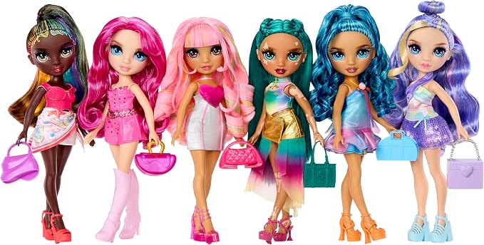 Rainbow High My Fashion Style Kia, Soft Pink, 11" Fashion Doll with Statement Outfit, Stylish Handbag, Great Toy Gift for Girls Kids Ages 4-12 Years