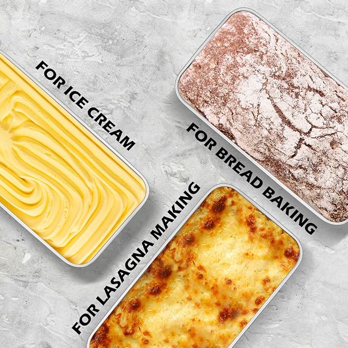 Leonyo 12 Pack Loaf Pans for Baking Bread, 9x5IN Stainless Steel Loaf Bread Pans Set for Homemade Meatloaf, Bananas, Brownies, Lasagnas, Dishwasher Oven Safe