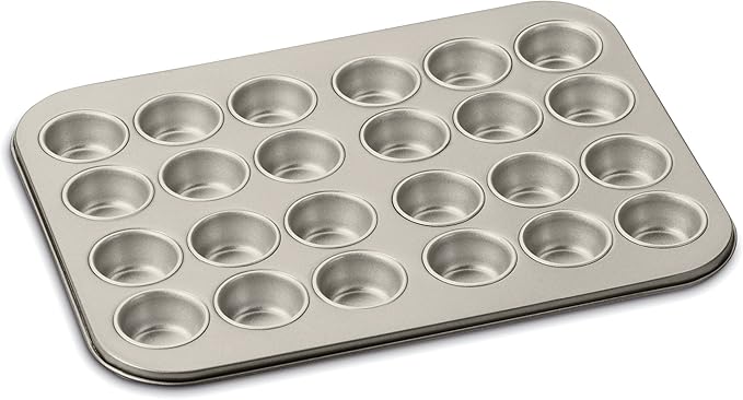Cuisinart Chef's Classic Nonstick Bakeware 24-Cup Mini Muffin Pan, Champagne