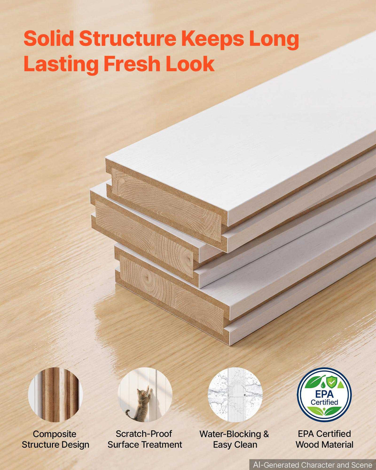 Sliding Closet Doors, 72" (Double 37") x 80", 3-Lite Frosted Glass Bypass Sliding Doors with Hardware Track Kit & Floor Guide, Modern Stylish & Space-Saving for Closets Bedrooms Wardrobes