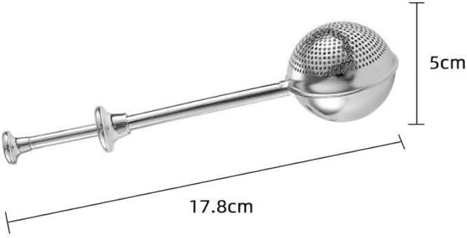 Silver 304 Stainless Steel Flour Powder Filter Spoon, Baker Dusting Wand For Sugar Flour Spices, Flour Sugar Powder Spoon Kitchen Tools, Baking Sifters Baking Tools and Accessories