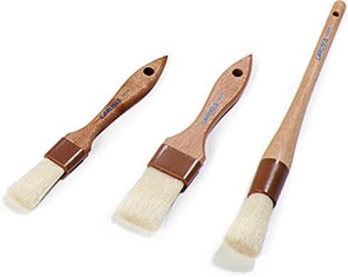 SPARTA Chef Series Basting Brush, Flat Boar Bristle Pastry Brush for Cooking and Baking, 1" Wide, 1 Count