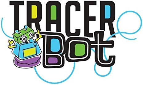 MUKIKIM TracerBot Set (2 Robot Set) – Mini Inductive Robot That Follows The Black Line You Draw. Fun, Educational, and Interactive STEM Toy! Includes Trail Map, Dry Erase Board, and Playbook