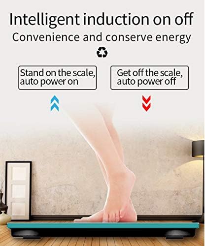 Smart Scale for Body Weight, Digital Bathroom Scale with BMI, Muscle Mass, Bluetooth Body Fat Scale, Body Composition Analyzer with Smart APP Sync Weight Scale, 400 lbs - Black