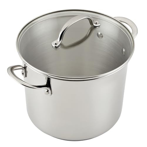 Farberware Millennium Stainless Steel Cookware Pots and Pans Set, 10 Piece