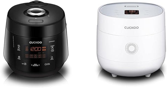 CUCKOO 10-Cup Pressure & 6-Cup Micom Rice Cookers | Multiple Menu Options | Made in Korea