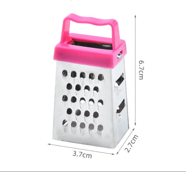 Mini Grater, Stainless Steel Cheese Ginger Vegetable Spices Small Grater for Kitchen (Dark Green)