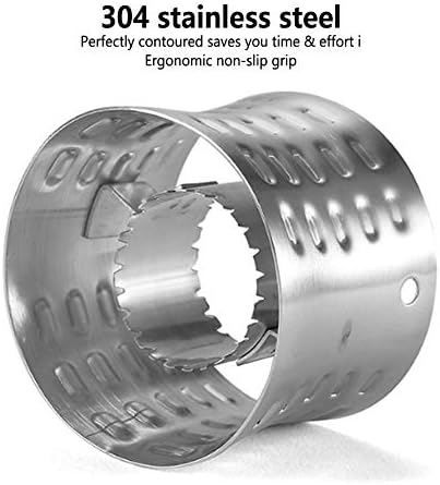 Corn Stripping Tool, Stainless Steel Corn Stripper Kernel Cutter with Grip, Easy to Remove Kernels from Fresh Corn