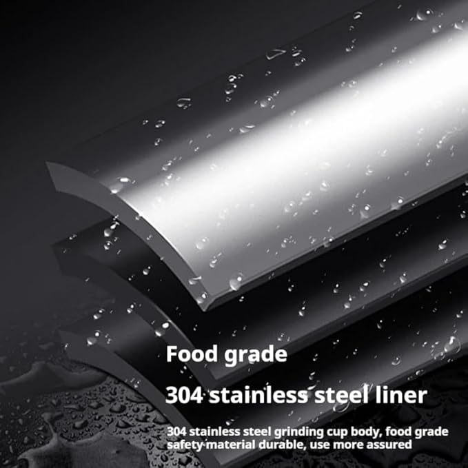 Kitchen Grinder | 500W Electric Mill | Grinds Spices, Nuts, Grains, Coffee | 1 Stainless Steel Blade | Wet & Dry Use