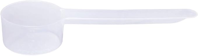 Plastic Measuring Scoop, (14.8 cc | 1 Tbsp | 1/2 fl oz. | 14.8 mL) Long Handle Spoons for Powders, Granules, Coffee, Pet Food, Baking Supplies, Protein and Other Dry Goods, BPA Free (Set of 500)