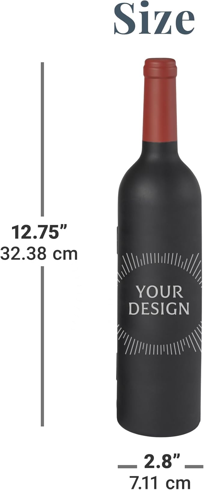Let's Make Memories Personalized Photo 5-Piece Wine Tool Set - Wine Bottle Opener - Teal