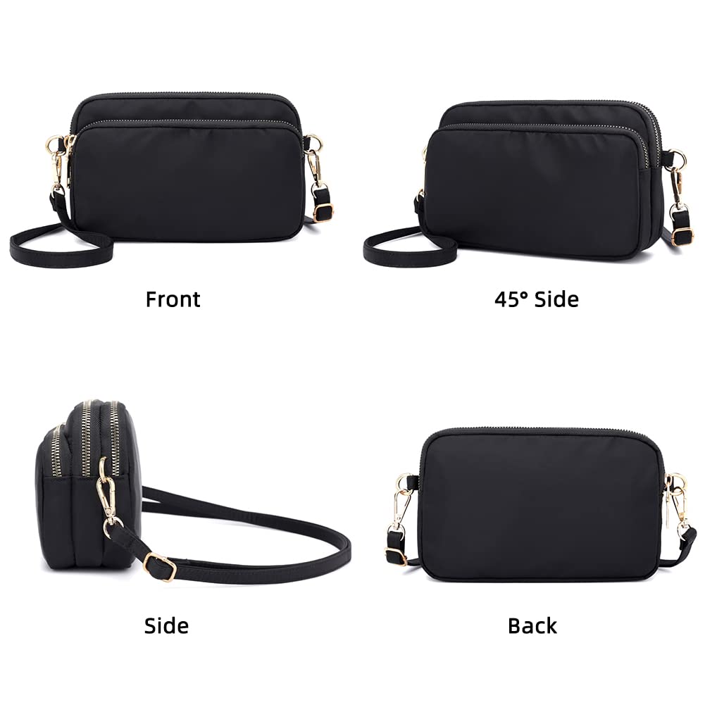 MINTEGRA Crossbody Bag for Women, Lightweight Purses Nylon Small Shoulder Bag Satchel