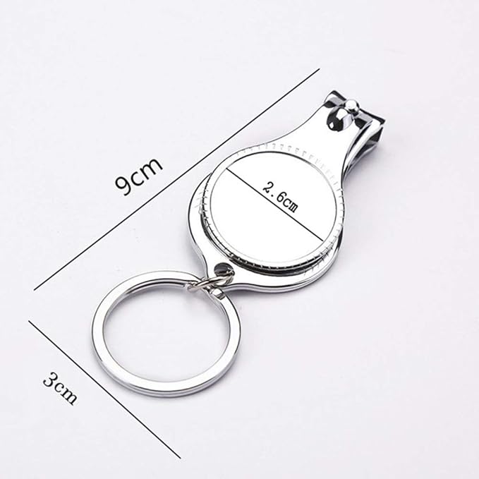 20 pcs-Personalized 4 in 1 Multi Function Bottle Opener, Nail Clipper, Wedding Favors Brewery, Private Customized, Sliver, Multitool Gifts for Men