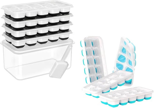 DOQAUS Ice Cube Trays 8 Pack