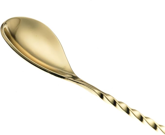 Barfly Fork Bar Spoon, End 12 3/8" (31.5 cm), Gold
