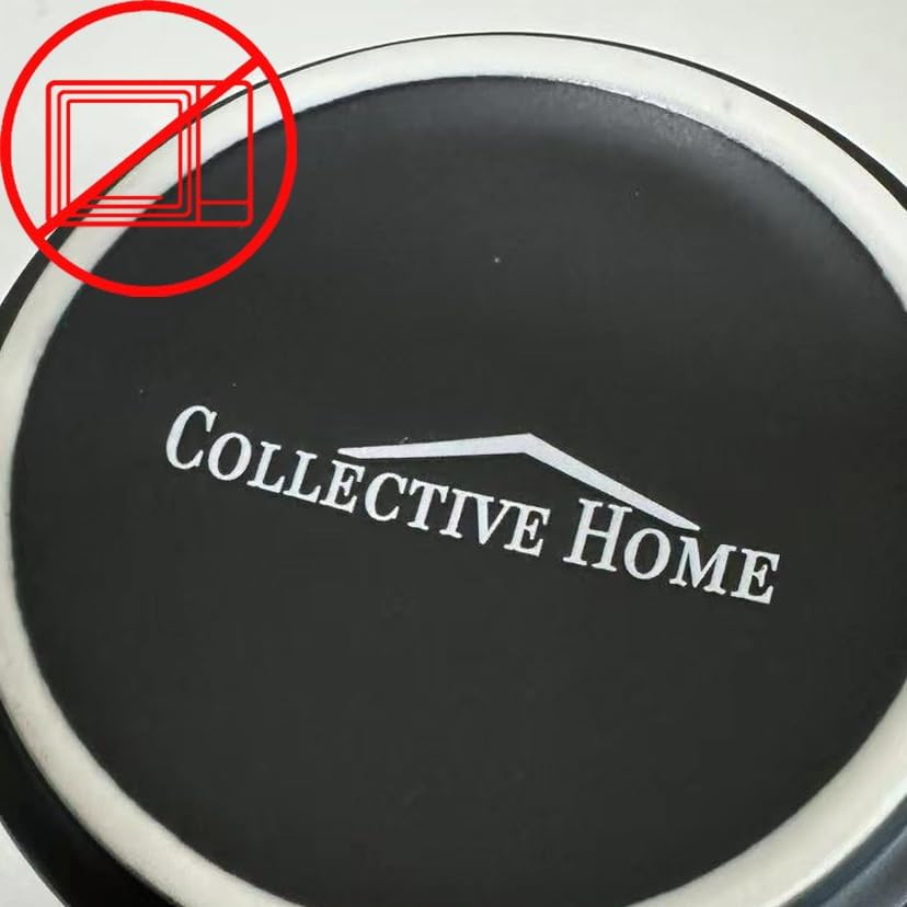 COLLECTIVE HOME - Black Monogram Ceramic Mugs, 15 oz Golden Initial Coffee Cups, Elegant Alphabet Tea Mugs, Personalized Halloween Mug with Gift Box, Perfect for Office and Home Décor (o)