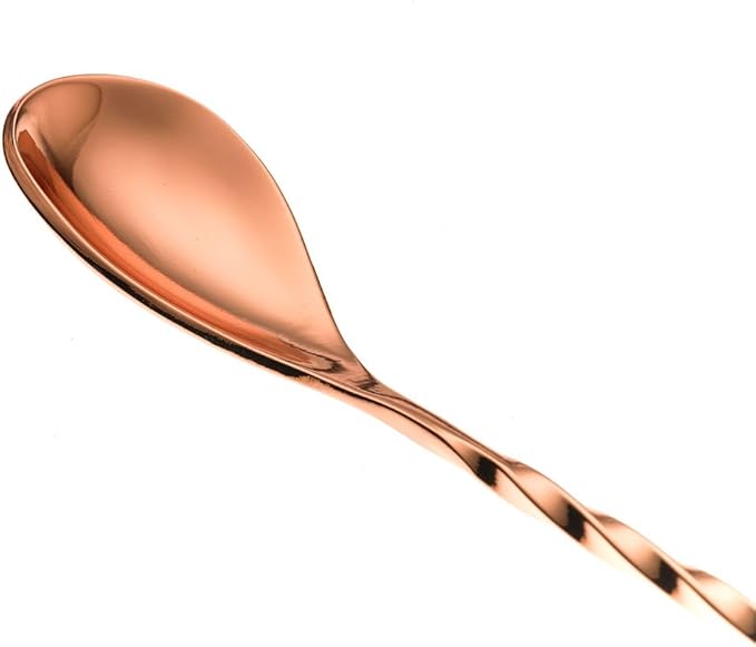 Barfly Teardrop Bar Spoon, End 15 3/4" (40 cm), Copper