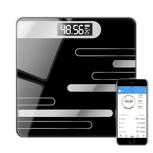 Digital Body Weight Scale with BMI and Body Fat Measurement, 180kg/396lb Capacity, App Connectivity