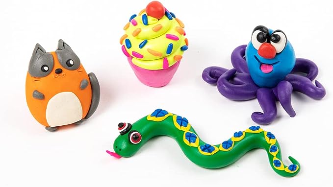 Sculpey Non-Dry Resuable, non drying clay; 20 assorted colors, 13 oz of clay, variety pack. Great for claymation and general modeling. Ages 4 and up