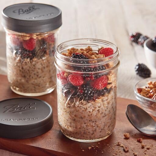 Ball Mason Jar Leak-Proof Lids, Wide Mouth, 6 CT (Pack of 6)