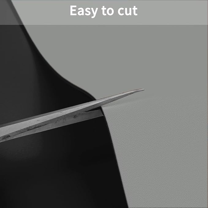 Desk Cover Protector - Used for Square Table Waterproof and Easy to Clean Good Flatness Easy to Used for Dining Table(Black+Gray 44x44)
