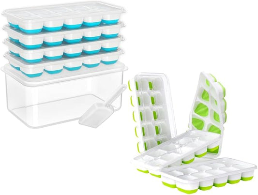 DOQAUS Ice Cube Trays 8 Pack