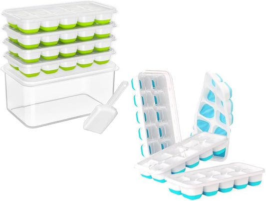 DOQAUS Ice Cube Trays 8 Pack