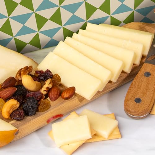 A Gift Inside Classic Fresh Fruit Basket Gift with Crackers, Cheese and Nuts for Holiday, Thank You, Birthday, Get Well, Anniversary, Corporate