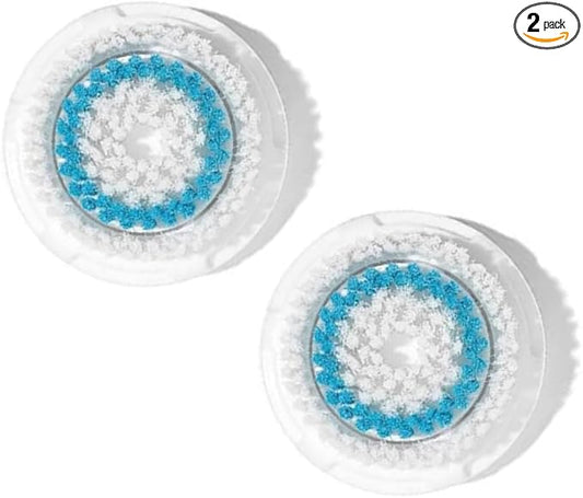 Clarisonic Brush Head Replacements | Compatible with Mia 1, Mia 2, Mia Fit, Alpha Fit, Smart Profile Uplift and Alpha Fit | Added to Transparency Portal, Deep Pore (2Count)