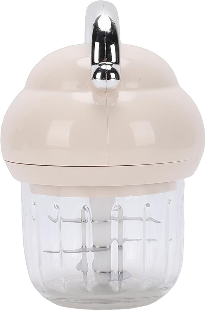 Pomya Cordless Mini Food Chopper 21000 RPM | 350ML Baby Food Processor Rechargeable USB C for Garlic Veggies