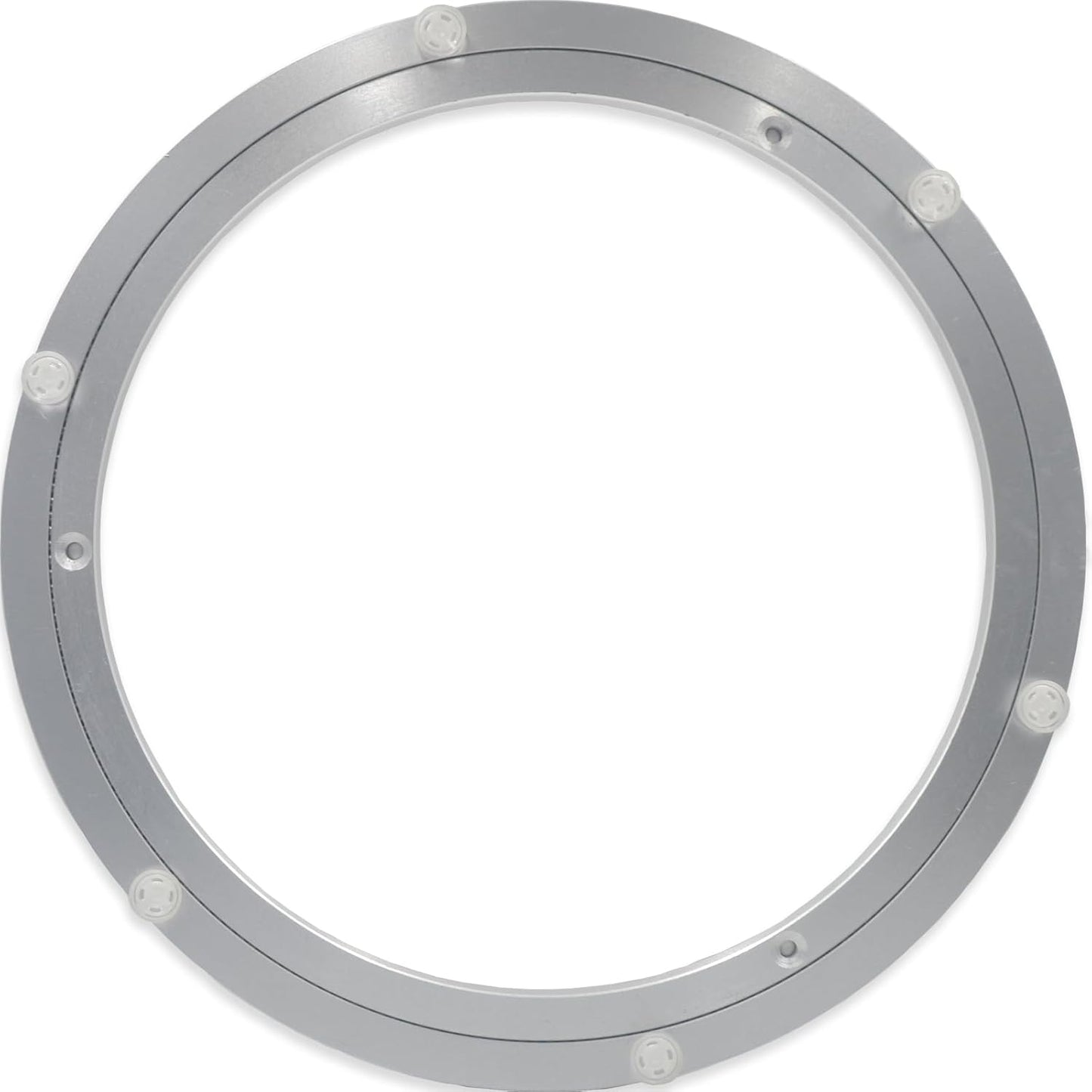 Lazy Susan Hardware Aluminum Metal Rotating Turntable Bearings Swivel Plate Bearing for Dining-Table Non-Slip and Workbench (16 Inchs) …